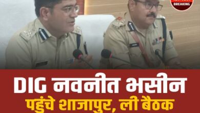 DIG Navneet Bhasin reached Shajapur, held a meeting of police officers